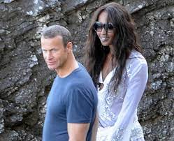 Naomi Campbell with her ex-boyfriend Marcus
