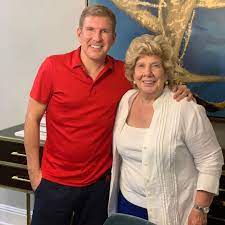 Todd Chrisley with his mother