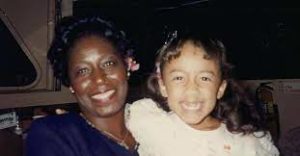 Cyntoia Brown with her mother