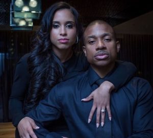 Isaiah Thomas with his wife