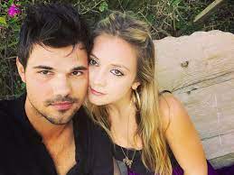 Taylor Lautner with his ex-girlfriend Billie