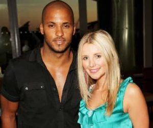Ricky Whittle with his ex-girlfriend Carley