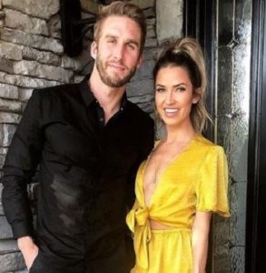 Shawn Booth with his girlfriend