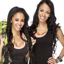 Vanessa Morgan with her sister