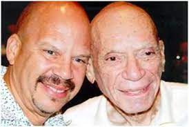 Tom Joyner with his father