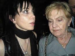 Joan Jett with her mother
