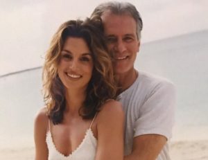 Cindy Crawford with her father
