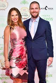 Stephen Amell with his wife Cassandra