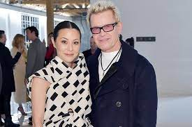 Billy Idol with his ex-girlfriend China