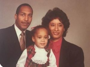 Amanda Seales with her parents