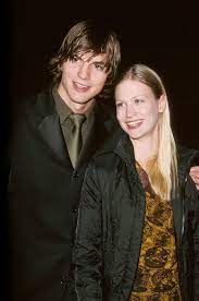 Ashton Kutcher with his ex-girlfriend January 