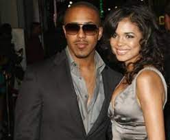 Marques Houston with his ex-girlfriend Jennifer