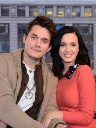 John Mayer with his ex-girlfriend Katy