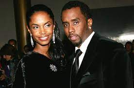 Sean Combs with his ex-girlfriend Kim