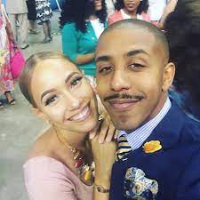Marques Houston with his ex-girlfriend Marlena