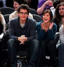 John Mayer with his ex-girlfriend Minka