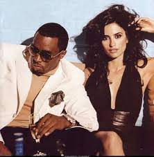 Sean Combs with his ex-girlfriend Penélope