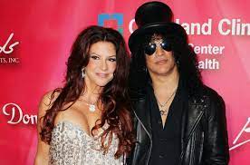 Slash with his ex-wife Perla