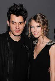 John Mayer with his ex-girlfriend Taylor