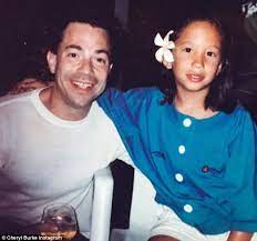 Cheryl Burke with her father