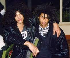 Slash with his brother