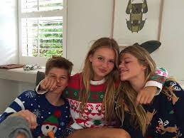 Ruel with his sisters