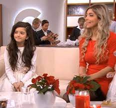 Angelina Jordan with her mother