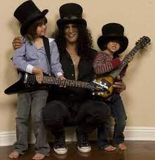 Slash with his sons