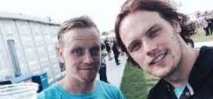 Sam Heughan with his brother