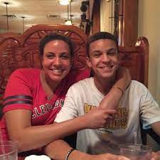 Larry Nance Jr. with his sister
