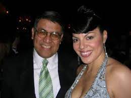 Sara Ramirez with her father