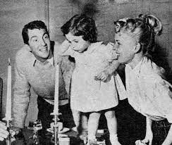 Deana Martin with her parents