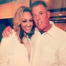 Tia Mowry with her father