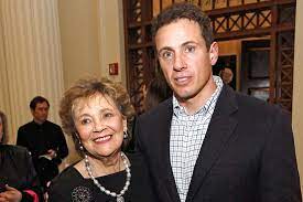 Andrew Cuomo with his mother