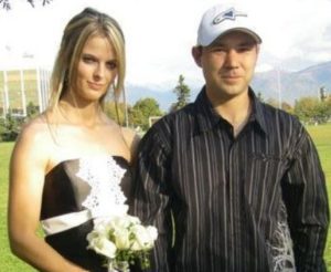 Lisa Kelly with her husband