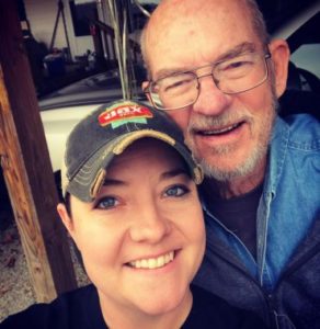 Ashley McBryde with her father