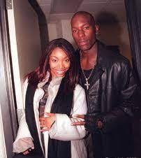 Tyrese Gibson with his ex-girlfriend Brandy 