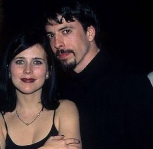 Dave Grohl with his ex-girlfriend Louise