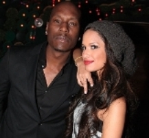 Tyrese Gibson with his ex-girlfriend Rocsi 
