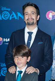 Lin-Manuel Miranda with his son Sebastian