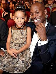 Tyrese Gibson with his daughter Shayla