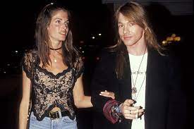 Axl Rose with his ex-wife Stephanie