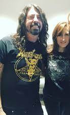 Dave Grohl with his ex-girlfriend Tina