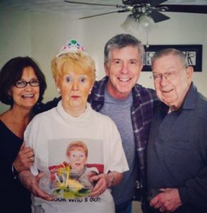 Tom Bergeron with his family
