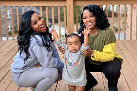 Toya Johnson with her daughters