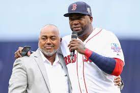 David Ortiz with his father