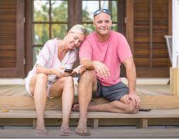 Bryan Baeumler with his wife