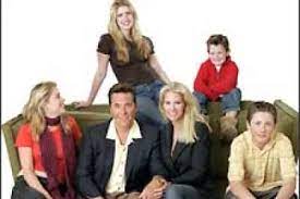 Chuck Woolery with his family