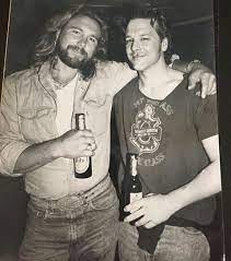 Mickey Rourke with his brother