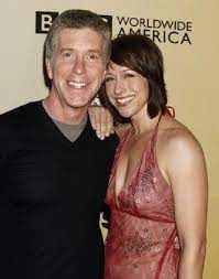 Tom Bergeron with his wife